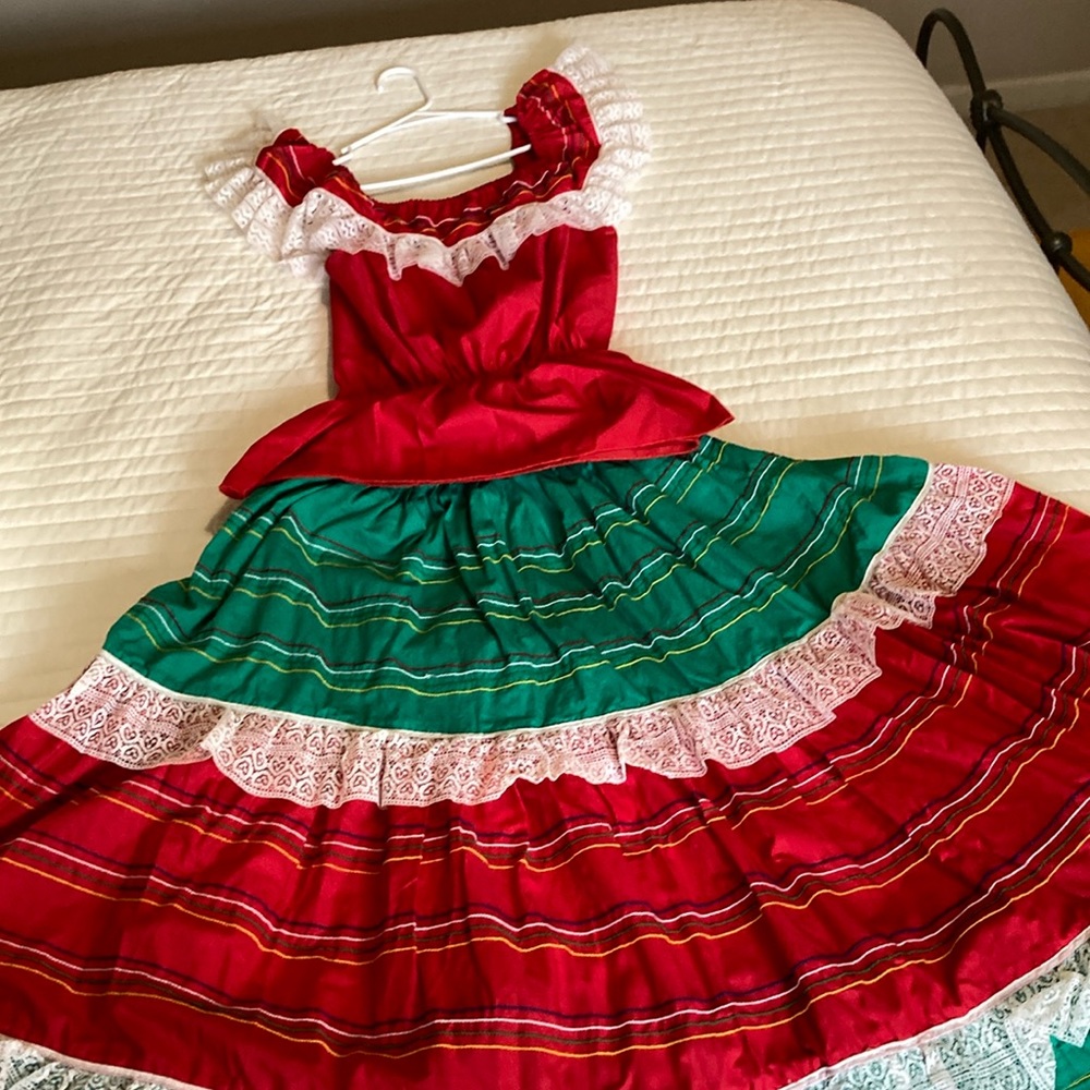 Authentic Mexican-Style shirt and dress.